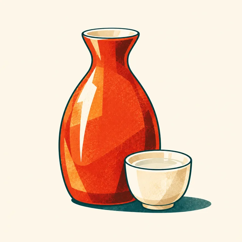 Illustration of Sake
