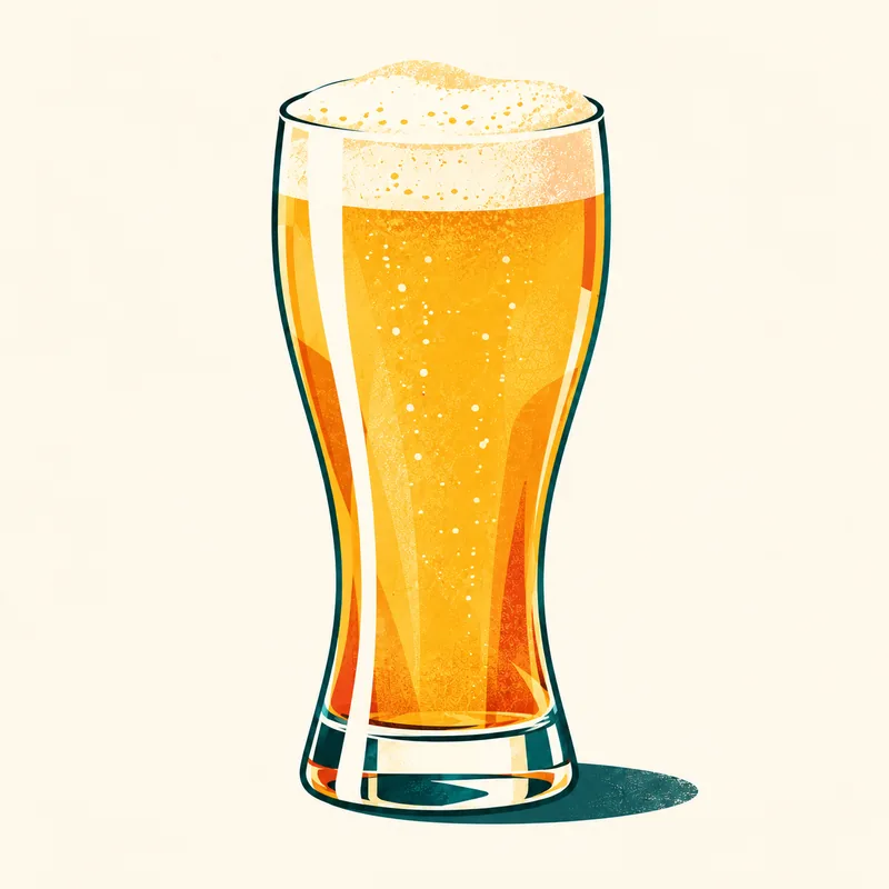 Illustration of Wheat beer
